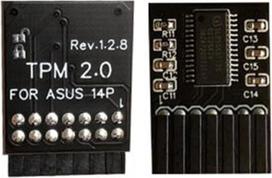 NUHFUFA Pakaitinis TPM 2.0 14 kontaktų LCD ASUS (14-1) Pin M R 2.0 šifravimo modulis ASUS dalims