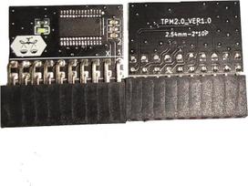 NUHFUFA TPM2.0 modulis LPC 20-Pin GA 20-1-Pin TPM suderinamas su Win11 sistema, tik DDR4 RAM, tinka Gigabyte ASUS pagrindinių plokščių platformos dalims