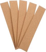 NUOBESTY Pakuotė iš 5 berėmės skelbimų lentos juostų Kamštinės skelbimų juostos Kamštinė biuro dovana Kamštinė siena užrašams Kamštinė lenta Pin Board Kamštinės juostos Skelbimų juosta Pagaminta iš kamštienos