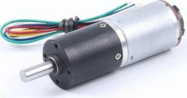 Nuolatinės srovės 12 V 4 W 24 5 maitinimo variklis su kodavimo įtaisu, mm, vėjo stiprumas 24GP-370B (4 mm variklis, 12 V 48 aps./min)