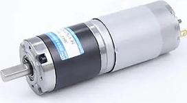 Nuolatinės srovės 15W 12V 24/36mm skersmuo 6/8 planšetinio variklio 36GP-555(8mm variklis ir laikiklis, 24V 37 aps./min)