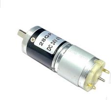 Nuolatinės srovės 28mm 12V 24 Getriebemotor, hohes Drehmoment, CW/CCW Geschwindigkeit, DIY 365 Roboter, Vorhangausgleich Autoteile (17RPM i264)