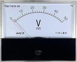 Nuolatinės srovės voltmetras 44c2-v 5V 10V 15V 20V 30V 50V 100V 150V 150V 200V 250V Messgerät Tester 80 * 100mm 1Pcs (DC 10V)