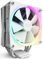 NZXT T120 RGB oro aušintuvas - RC-TR120-W1 - RGB CPU oro aušintuvas - 120 mm RGB ventiliatorius - tiesioginio kontakto technologija - 4 variniai šiluminiai vamzdeliai - galimi 2 ventiliatoriai - tinka "Intel" ir AMD lizdui - baltos spalvos