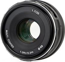 Objektyvas 35 mm F1.7 Suderinamas su "Sony E-Mount" su APS-C jutikliu Didelė diafragma Daugiasluoksnė danga, pvz., A6500 A6300 A6100 A6000 A5100 A5000 A9 A7 NEX 7 NEX 6