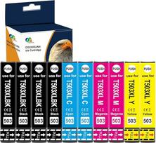 OGOUGUAN 10 spausdintuvo kasečių, suderinamų su Epson 503 XL 503 Expression Home XP-5200 XP-5205 Workforce WF-2960DWF WF-2965DWF WF-2960 WF-2965
