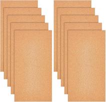 OLYCRAFT 10 lapų kamštienos plokštės 305 x 155 mm plonas kamštienos ritinys 1 mm storio ruda kamštienos lenta stačiakampės kamštienos plytelės kamštienos kilimėliai padėkliukai vieta kilimėlis virtuvė valgomasis kambarys "pasidaryk pats" reikmenys