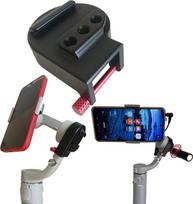 OM 5 OM 6 "Cold Shoe" mikrofono laikiklio žiedo spaustuko adapterio prailginimo juosta, skirta DJI OM5 6ATaikoma "Rode" vaizdo mikrofonui, LED prožektoriui, Vloggingui