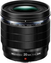 OM System M.ZUIKO DIGITAL ED 20 mm F1.4 PRO, standartinis objektyvas profesionaliam naudojimui, tinka visiems MFT fotoaparatams (Olympus OM-D ir Pen fotoaparatams, Panasonic G serijos fotoaparatams), juodas