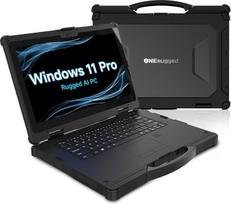 ONRugged 14" atsparus nešiojamasis kompiuteris N14M, "Intel Ultra 5 125H", "Win 11 Pro", 32GB RAM, 256GB SSD, du SSD lizdai, 1000 nitų lauko ekranas, 4700+1300 mAh dvigubas akumuliatorius, "WiFi 6", IP65, 1 metų garantija