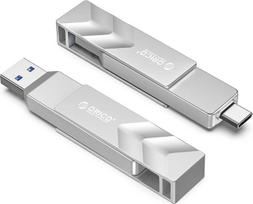 ORICO 2 TB SSD išorinis iki 1050MB/s, USB 3.2 Gen 2 išorinis kietasis diskas, nešiojamasis SSD diskas, skirtas "iPhone" 16 serijos, "iPhone" 15 serijos, C tipo išmaniesiems telefonams, "Mac" kompiuteriams, transporto priemonėms G202