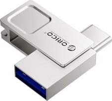 ORICO USB atmintinė 256GB mini USB 3.2 Gen 1 A tipo ir USB-C atmintinė su raktų pakabuku "Memory Stick OTG", skirta "Android" išmaniesiems telefonams, "iPhone 15/16/17", "MacBook" ir "iPad", planšetiniams kompiuteriams, "Plug & Play