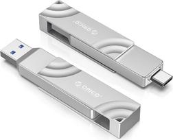 ORICO USB C išorinis SSD 512GB, išorinis kietasis diskas SSD su iki 1050MB/s, dvigubas USB C + A išorinis SSD diskas, skirtas "iPhone 16/PS4/Android Phone/Tablet/Windows/Mac OG201