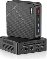 origimagic C4 mini kompiuteris, su "Ryzen 5 3550H" procesoriumi (iki 3,7 GHz), lengvas žaidimų kompiuteris, 16GB RAM, 512GB SSD, trigubas 4K @ 60 Hz ekranas, USB 3.2/Dual RJ45 LAN/Wi-Fi5/BT5.0, mini stalinis kompiuteris namams