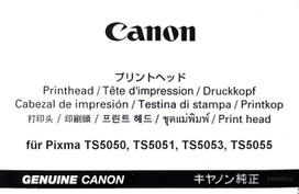 Originali "Canon" spausdinimo galvutė, skirta "Pixma TS5050", TS5051, TS5053, TS5055