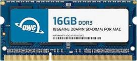 OWC OWC OWC1867DDR3S16G 16GB 1867 MHz DDR3 SO-DIMM PC3-14900 atminties modulis