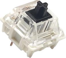 Pakuotė "Gateron ks-9 G PRO" klavišų jungiklių, skirtų mechaninėms klaviatūroms | Plokšteliniai jungikliai | Iš anksto sutepti jungikliai (Gateron PRO Black, 65 vnt.)
