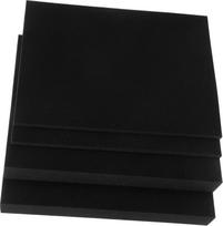 Pakuotė iš 4 rankomis plėšomų kempinės pamušalo putų lentos putų įdėklo Minkštos putos Amatų putų blokas Putų blokas Putų kubas Amatų putų įdėklai Minkštos putos Juoda