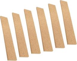 Pakuotė iš 6 lipnių kamštinių juostelių Pin Board Strips Message Cork Strips Bulletin Bars Wall Cladding Wall Padding Messages Bulletin Strips Cork Board Strips