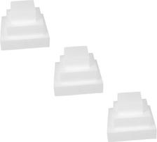 Pakuotė iš 9 putų torto modelio vestuvių dekoracijos Vestuvių dekoracijos Fondant pelėsiai Dekoratyviniai torto modeliai Šalies reikmenys Netikras vestuvių tortas Dažytos širdies formos kamuolys Tuščias