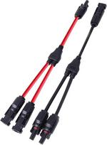 Parallelstecker, MMF/FFM, Solar-Abzweigadapter, Solar-Panel-Kabel, Verteiler, wasserdicht, staubdicht, Kabelsteckdose (3 Paar)