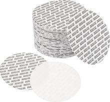 PATIKIL 89 mm / 3,5 colio putplasčio dangtelio plomba, pakuotė po 300 vnt., lipni PS spaudimui jautri plomba, apsaugota nuo klastojimo, skirta plastikui, stiklui, konteineriams, sandarinimo plombos