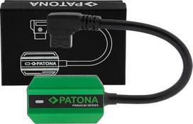 PATONA 1734 Premium PD100W D-Tap į USB-C adapteris su dvikrypčiu maitinimu - 100 W galios greito įkrovimo adapteris mobiliajam maitinimui, D-Tap išvestis / įvestis 12V-16,8 V, USB-C 3V-20V