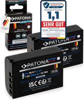 PATONA 2 x Platinum BLX-1 akumuliatorius 2600 mAh / 18,7 Wh / 7,2 V USB-C įvestis Suderinamas su Olympus OM-1 OM-3 OM1 OM1 OM3 atsarginis akumuliatorius modeliams BLX1 BL-X1 BL X1 BL X1 BLX 1