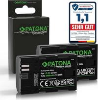 PATONA 2 x Premium LP-E6 2400 mAh pakaitinis akumuliatorius, suderinamas su "Canon EOS 5D Mark II III IV 5DS R R5" 6D 7D 60D 60D 60Da 70D 80D 90D XC10 XC15 5 6 7 60 70 80 90 D XC 10 15 WFT-E5 E7 LPE6 LP