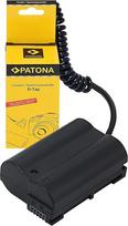 PATONA D-TAP akumuliatoriaus adapteris Dirbtinė baterija, suderinama su Nikon VP-EP5B EN-EL15a EN-EL15b EN-EL15c D7000 D7100 D7200 D7500 D800 D810 D850 Z5 Z6 Z7 Z8 jungtis Maitinimo šaltinio maitinimo adapteris