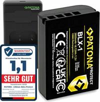 PATONA Protect BLX-1 baterija 2600 mAh su USB-C įkrovikliu PD Performance Suderinama su Olympus OM-1 OM1 OM1 OM-3 OM3 BLX1 BL-X1 BL X1 BL X1 BLX 1 atsargine baterija Atsparus karščiui ir ugniai su NTC jutikliu
