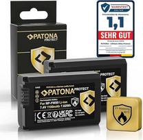PATONA Protect NP-FW50 baterija 1100 mAh su V1 apsauginiu dėklu, suderinama su "Sony Alpha 7" A5000 A6000 A6000 A6300 A6400 A6500 A7 A7S A7R A7II DSC RX10 Mark II III IV RX1R III DSC-RX1RM3 NEX 3 5 6 6 6 C3 F3