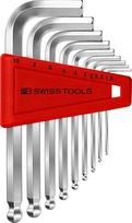 PB SWISS TOOLS Allen raktų rinkinys PB 212.H-10 | 100 % šveicariškos gamybos | 9 dalių šešiakampių raktų rinkinys 1,5/2/2/2,5/3/4/5/6/8/10 mm, skirtas varžtams pramonėje ir amatuose