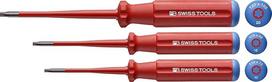 PB Swiss Tools Torx VDE Slim atsuktuvų rinkinys PB 5549.SL - 100 % šveicarų gamybos - 3 dalių Torx elektrinių atsuktuvų rinkinys T10/T15/T20, su izoliacija - visiškai izoliuotas iki 1000 V kintamosios srovės / 1500 V nuolatinės srovės
