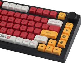 PBT klavišų dangteliai 138 klavišų XDA profilio dažų sublimacija ANSI (JAV) išdėstymui "Gateron Kailh Cherry MX" jungikliai Mechaninės klaviatūros