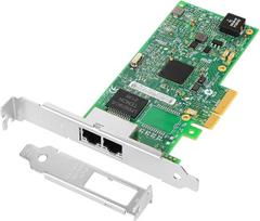 PCIe Ethernet tinklo kortelė Intel I350-T2 I350AM2 mikroschemų rinkiniui PCIe 2.1 x4 1Gb Dual Port RJ45 LAN kortelė Palaiko Windows Server/Windows/Linux/VMware/ESX