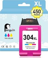 Penguin 304XL (1 spalva) keičiama rašalo kasetė HP 304xl, skirta AMP 100 120 130 Deskjet 2622 2652 2680 3720 Envy 5020 5030 5052 spausdintuvui