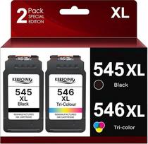 PG-545XL CL-546XL Multipack für Canon 545 546 XL Druckerpatronen PG 546 CL 546 für Pixma TS3350 TS3450 MX495 TS3150 TR4650 TR4550 TS3440 TR4551 TS3151 TS3355 MG2555s (Schwarz, Farbe)