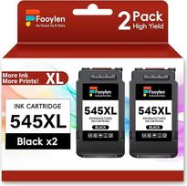 PG-545XL PG-545 XL Ersatz für Canon 545 Druckerpatronen für Canon PG 545 Schwarz für Canon Pixma MX495 TR4550 TS3350 TS3150 TR4551 MG2550s MG2555s TS3151 MG3050 MG2950 TS205(Schwarz,2-Pack)
