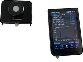 Pilnas rankinio spektrometro rinkinys, belaidis šviesos spektro matuoklis LED ir augalų PPD, 380-780 nm, 3,5" IPS ekranas, "Bluetooth" ir USB-C prievadas