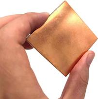 Plokščias metalo lakštas T2 vario plokštė Vario lakštas CNC rėmo modelio forma "pasidaryk pats" statybos padas Kvadratinės medžiagos (dydis: 1 mm, spalva: 300x300 mm)