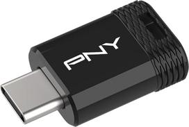 PNY 64GB "Elite-X Fit Type-C" USB 3.2 blykstės diskas - padidinto našumo iki 200MB/s skaitymo greitis, praktiška nešiojamoji duomenų saugykla, itin kompaktiškas dizainas, C tipo jungtis