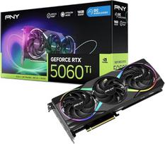 PNY GEFORCE RTX 5060 Ti 16GB ARGB su trimis ventiliatoriais DLSS 4