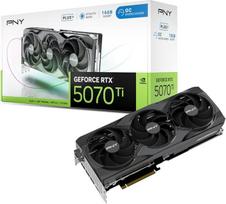 PNY Geforce RTX 5070 Ti 16GB spartinančioji vaizdo plokštė su trimis ventiliatoriais DLSS 4