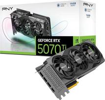 PNY GEFORCE RTX 5070 Ti 16GB triviečio ventiliatoriaus vaizdo plokštė DLSS4
