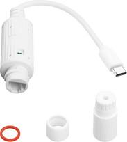 POE į USB C maitinimo keitiklis, 48V eterneto įkrovimo adapteris į C tipo 5V 2,4A 12W vandeniui atsparus IP65 apsaugos kameroms, išmaniesiems telefonams, planšetiniams kompiuteriams IEEE802.3Af/at