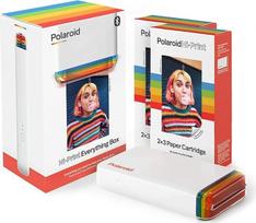 Polaroid - "Polaroid Hi-Print" spausdintuvas ir popieriaus rinkinys - "Bluetooth" kišeninis nuotraukų spausdintuvas ir popieriaus paketas (40 lapų) - 6152, baltas