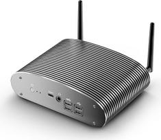 Pramoninis mini kompiuteris be ventiliatoriaus i5 1235U (10C/12T iki 4,4 GHz) 16GB RAM 512GB SSD, 100% tylus C tipo mini kompiuteris su "Wi-Fi 5/BT 5/2x 2,5G NIC/4 Display/Office, darbas 24/7