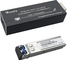 Pramoninis užgrūdintas Gigabit Mini Ethernet medijos keitiklis Mini dydžio USB-C maitinimo šaltinis SFP/LC vieno režimo