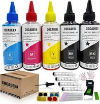 Pripildymo rinkinys, suderinamas su "Canon" PG-560 CL-561 PG-540 CL-541 PG-540XL CL-541XL 560XL 561XL 540XL 541XL PG-40 CL-41 serijos rašalo kasetėmis, 5 buteliukai rašalo su papildymo įrankiu (2BK 1C 1M 1Y)